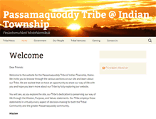 Tablet Screenshot of passamaquoddy.com